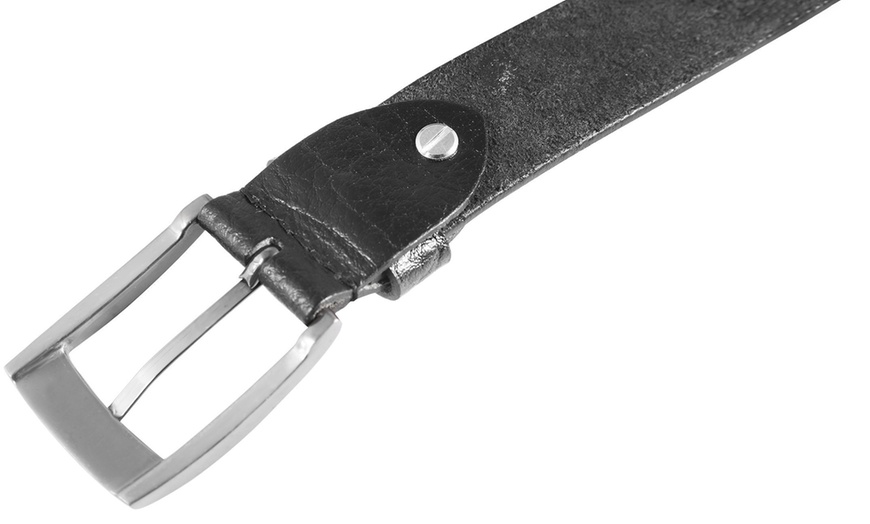 Image 21: Ceinture en cuir Leonardo Verrelli