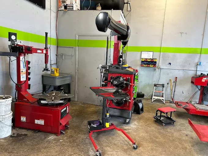 Four-Tire Wheel Alignment with Optional Tire Balancing