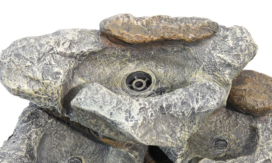 Image 5: Outdoor LED Rockery Water Feature with 4 Styles