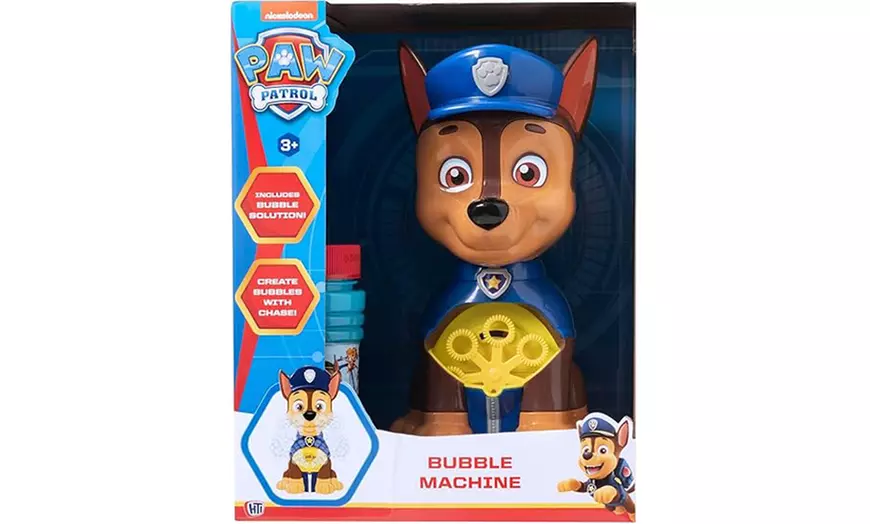 Image 3: Paw Patrol Chase Bubble Machine