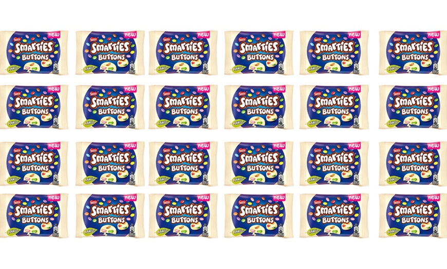 Image 1: Nestle Smarties Buttons 24-Pack