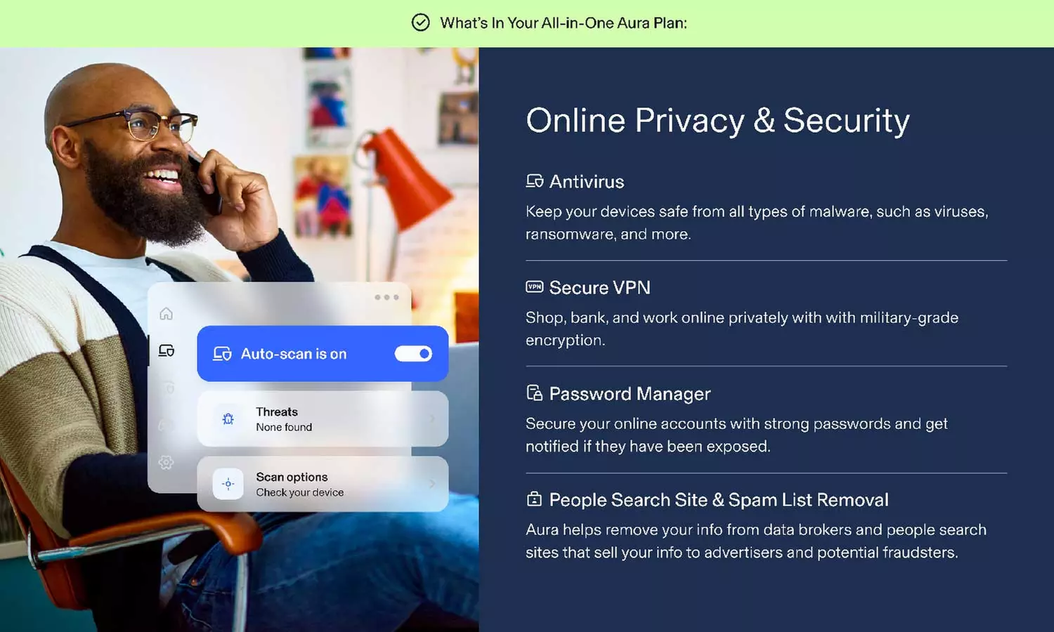 Save on Aura Ultimate Identity & Credit Protection, Antivirus, VPN!