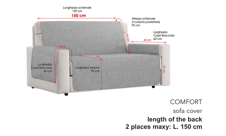 Image 14: Housse de canapé antidérapante