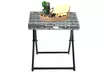 Outsunny Foldable Rattan-Effect Table - Image 4
