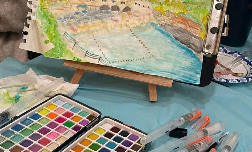 Image 4: Two-Hour Vision Quest Painting Party – Self-Connection & Art