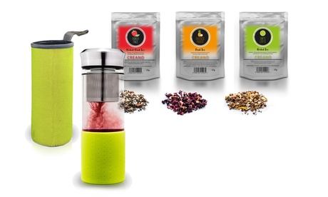 Infuseurs classique ou à double-parois, avec ou sans assortiment de thés Creano