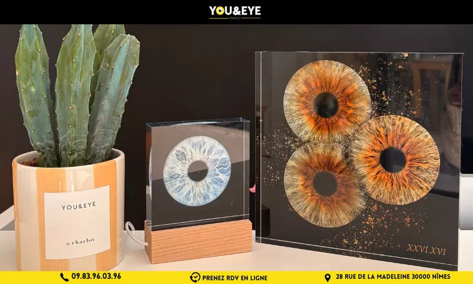Vos yeux, une œuvre d'art : capturez l'essence de votre iris
