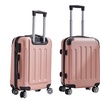 Image 2: 3 Piece ABS Suitcase Set with Combination Lock