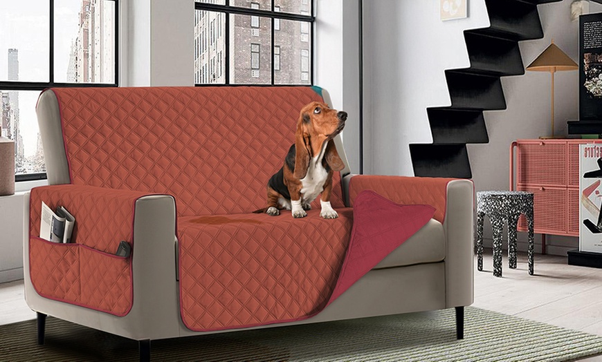 Image 4: Waterdichte, vlekbestendige en gewatteerde bankhoes