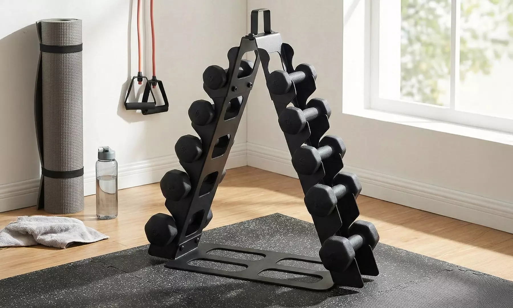 Centra A-Frame Dumbbell Storage Rack Stand