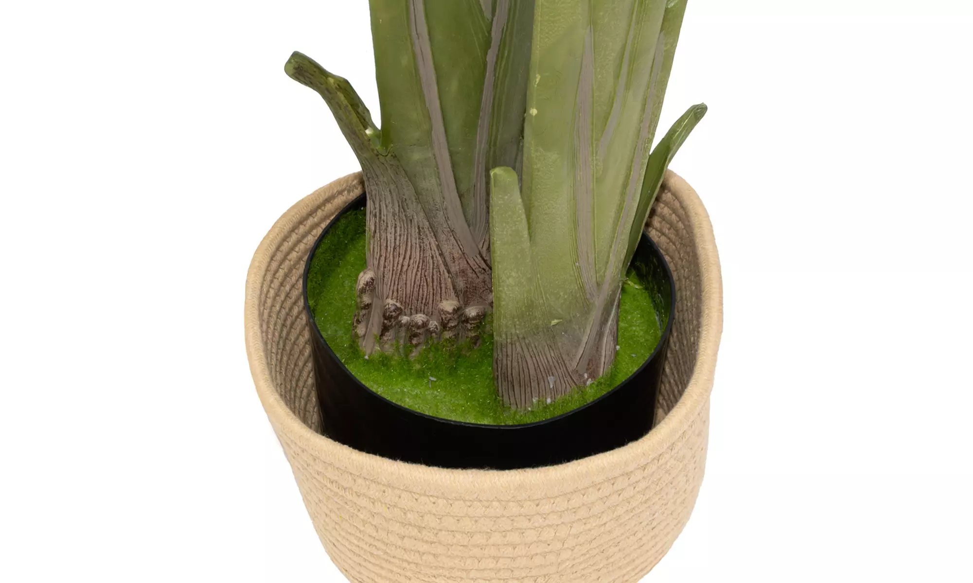 Plante tropicale artificielle avec pot