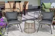 Outsunny Woven Bistro Set with 2 Chairs and Table, Choice of Styles - Image 5
