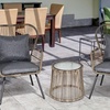 Image 5: Outsunny Woven Bistro Set with 2 Chairs and Table, Choice of Styles