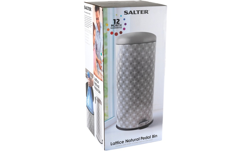 Image 6: Salter 30-Litre Pedal Bin