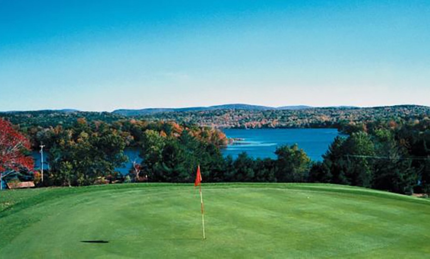 Image 2: Enjoy Golfing at Scenic Course: 18 Holes of Golf with Cart 