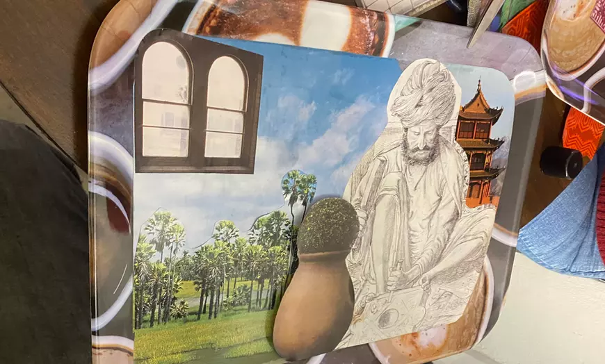 Image 8: Taller Wine & Collage con material incluido para 1 a 4 personas