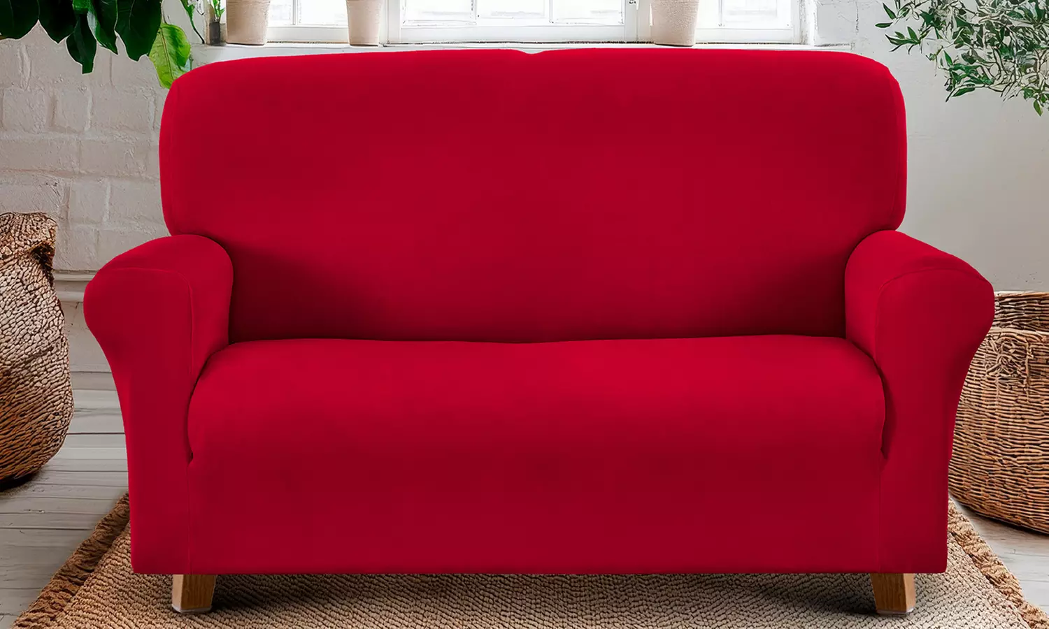 Housse de fauteuil ou de canapé en velours DANKOV