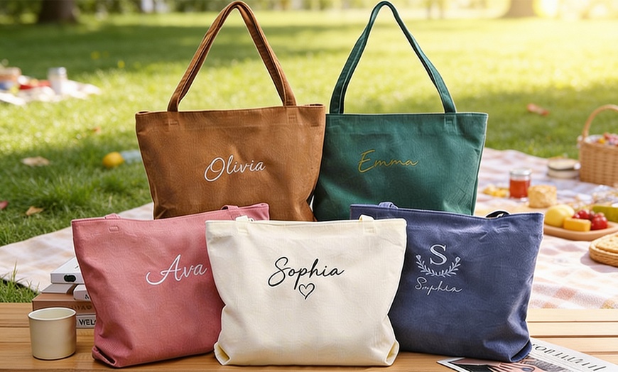 Image 13: Custom Tote Bag | Embroidered Tote Bag 