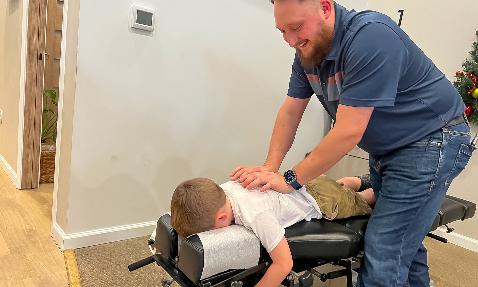 Consultation, Exam, Adjustments, Stretch and Laser or Decompression