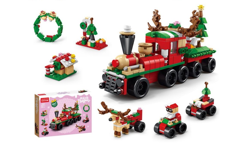 Image 2: Christmas Lego Inspired Building Blocks 