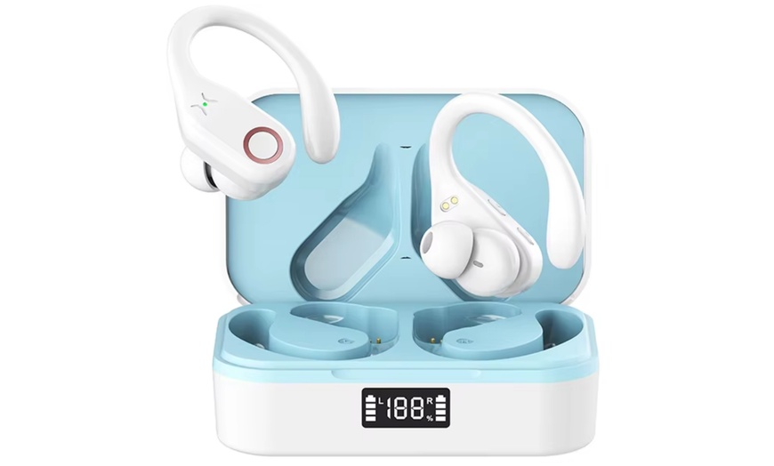 Image 3: Ecouteurs sans fil avec étui de chargement LED