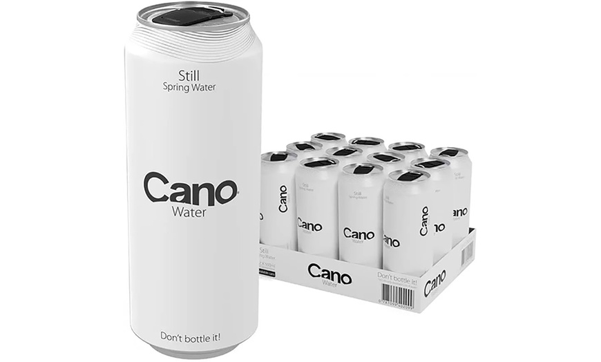 Image 1: CanO Water - 36 x 500ml Alkaline Still Spring Water in Resealable Can