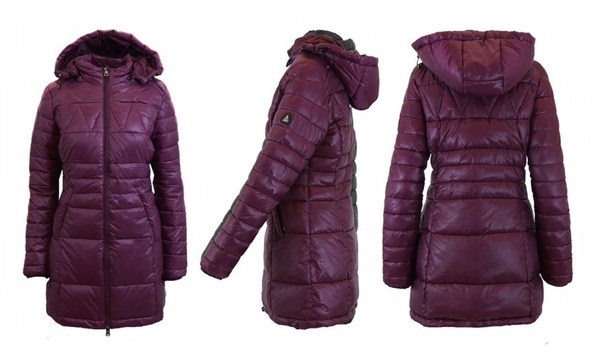 Image 4: Galaxy Spire Women's Silhouette Puffer Jackets. Plus Sizes Available.