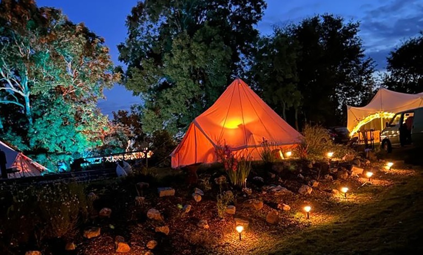 Image 2: Luxury Bell Tent Stay with Bedding and Cooking Facilities in Suffolk