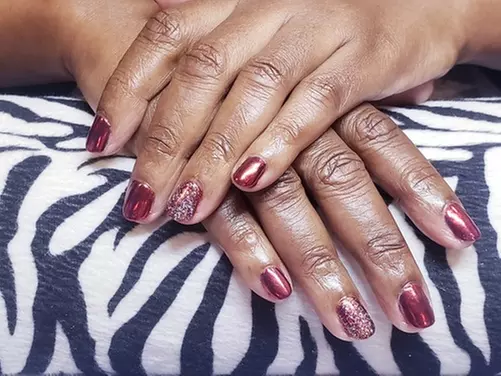 Pamper Your Nials with Gel Pedicure with Gel Builder Manicure at Nail Canvas Shop - Up to 30% Off