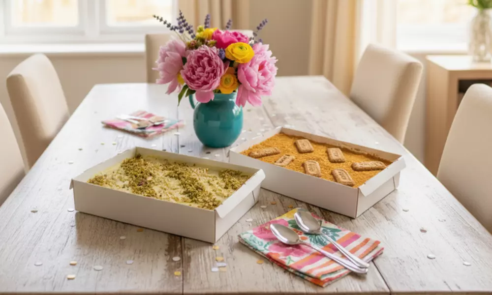 ✨Delicious Double or Slab Tiramisu Serves 2–6 People