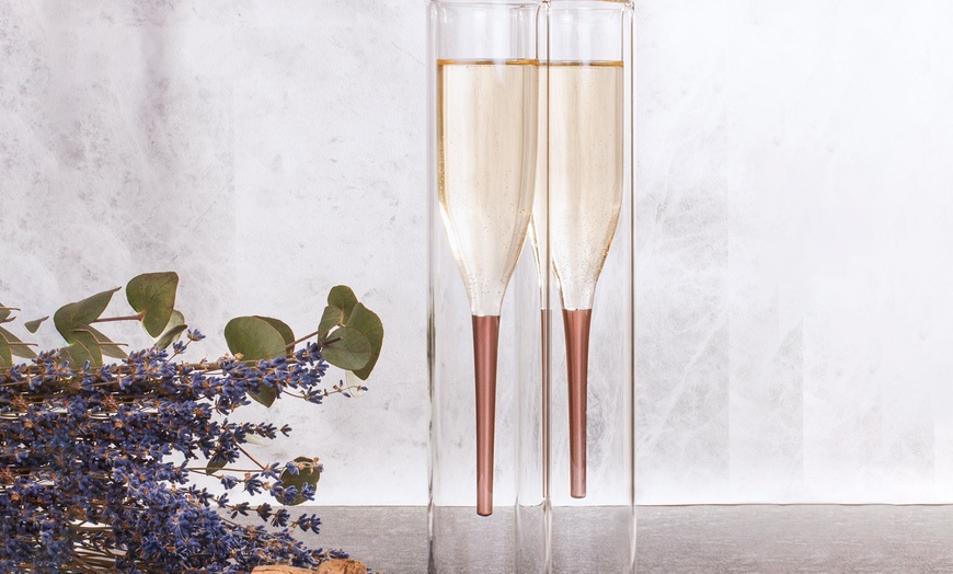 Image 2: Inside Out Champagne Flutes