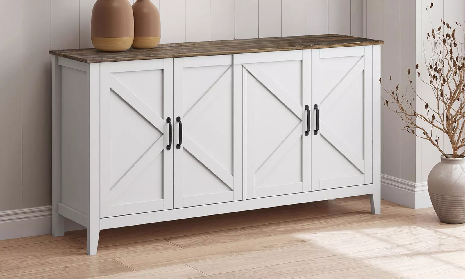 Aparador para salón y comedor modelo Olivia, disponibles en diferentes tamaños y colores, con envío gratuito