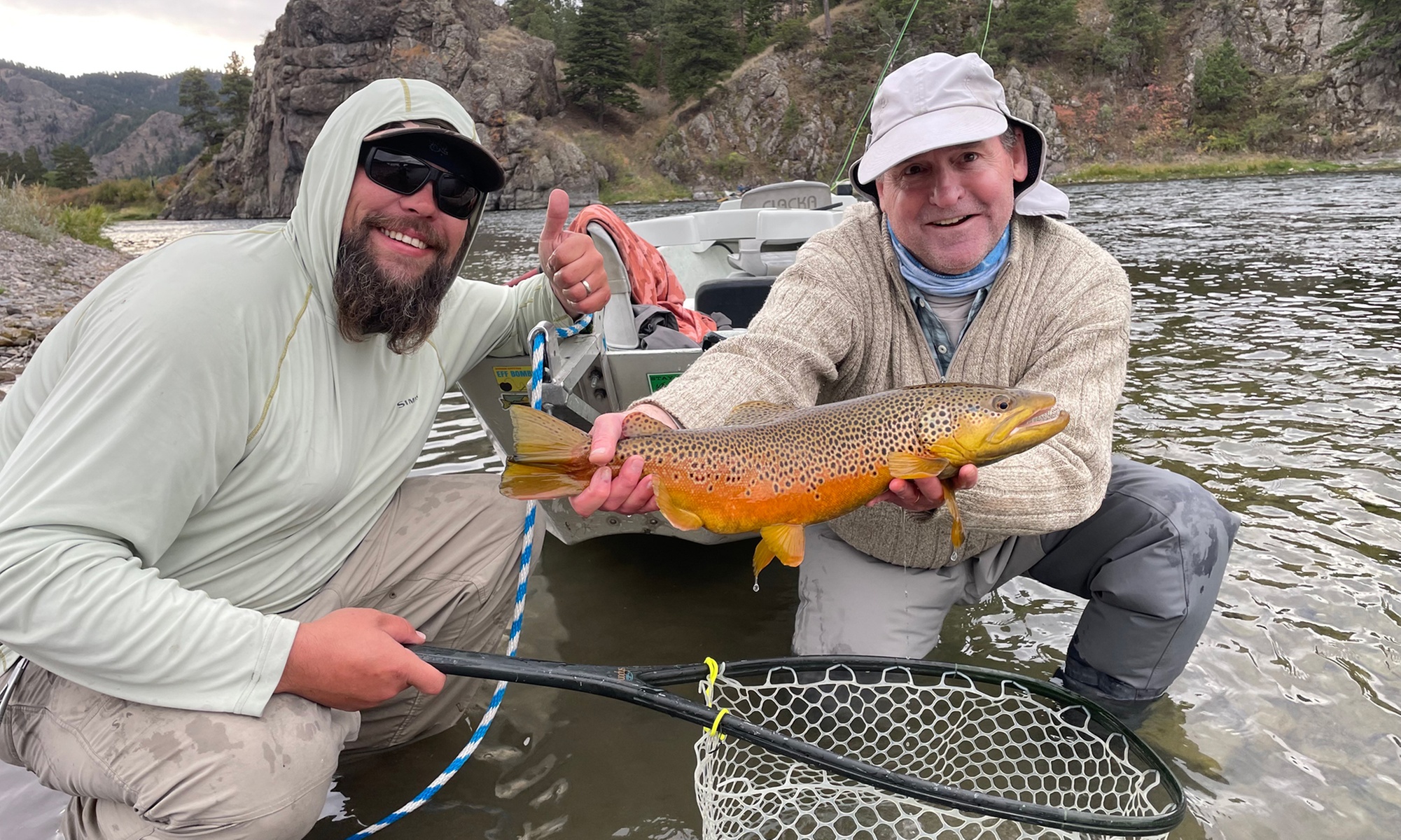 Experience a Half or Full Day Float or Walk Wade Fly Fishing for Two