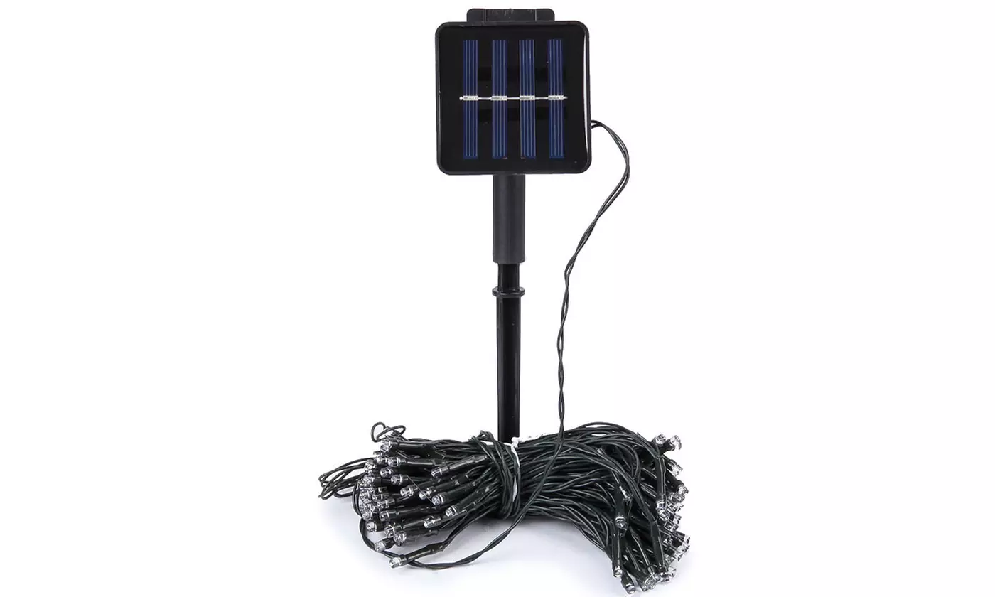 100/200 LED Solar String Lights Outdoor Patio Garden Party Xmas Tree Lighting