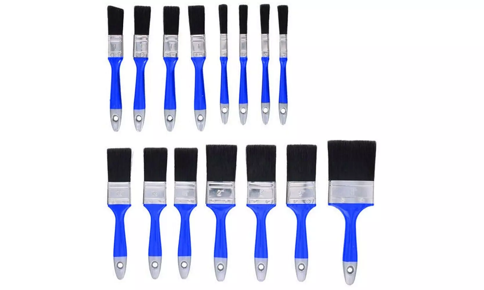 15-Pack Jumbo Paint Brush Set