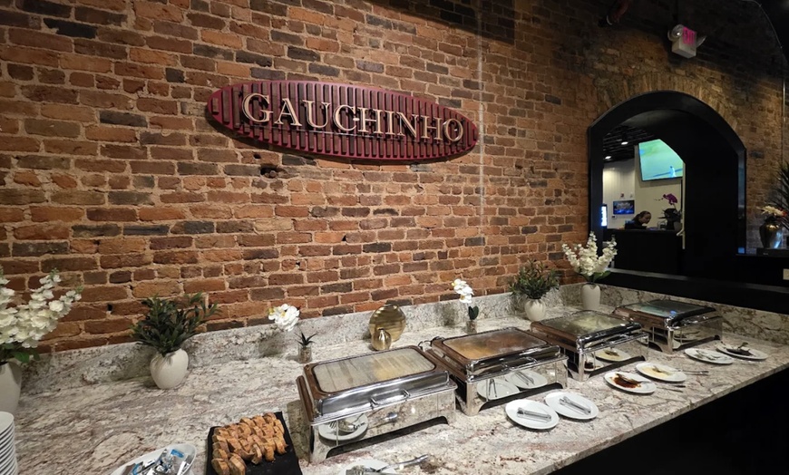 Image 9: All-You-Can-Eat Brazilian Steakhouse Rodizio for 2 or 4 w/ Wine Bottle