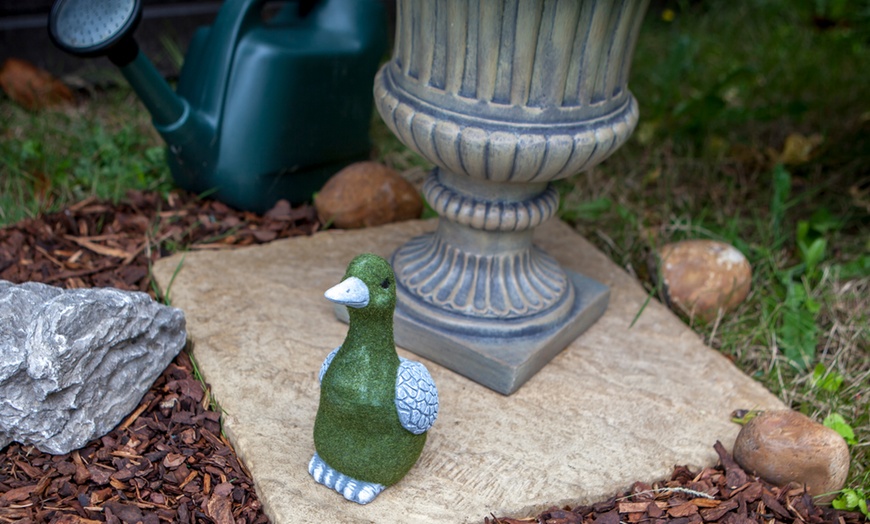 Image 2: Flocked Garden Ornaments
