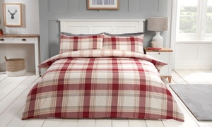 Check Reversible Duvet Set