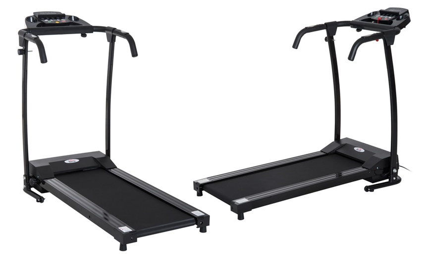 Image 3: HomCom Foldable Treadmill