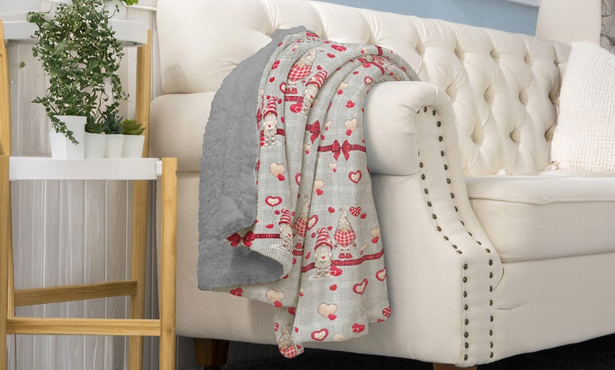 Image 14: Morbida e calda coperta in sherpa