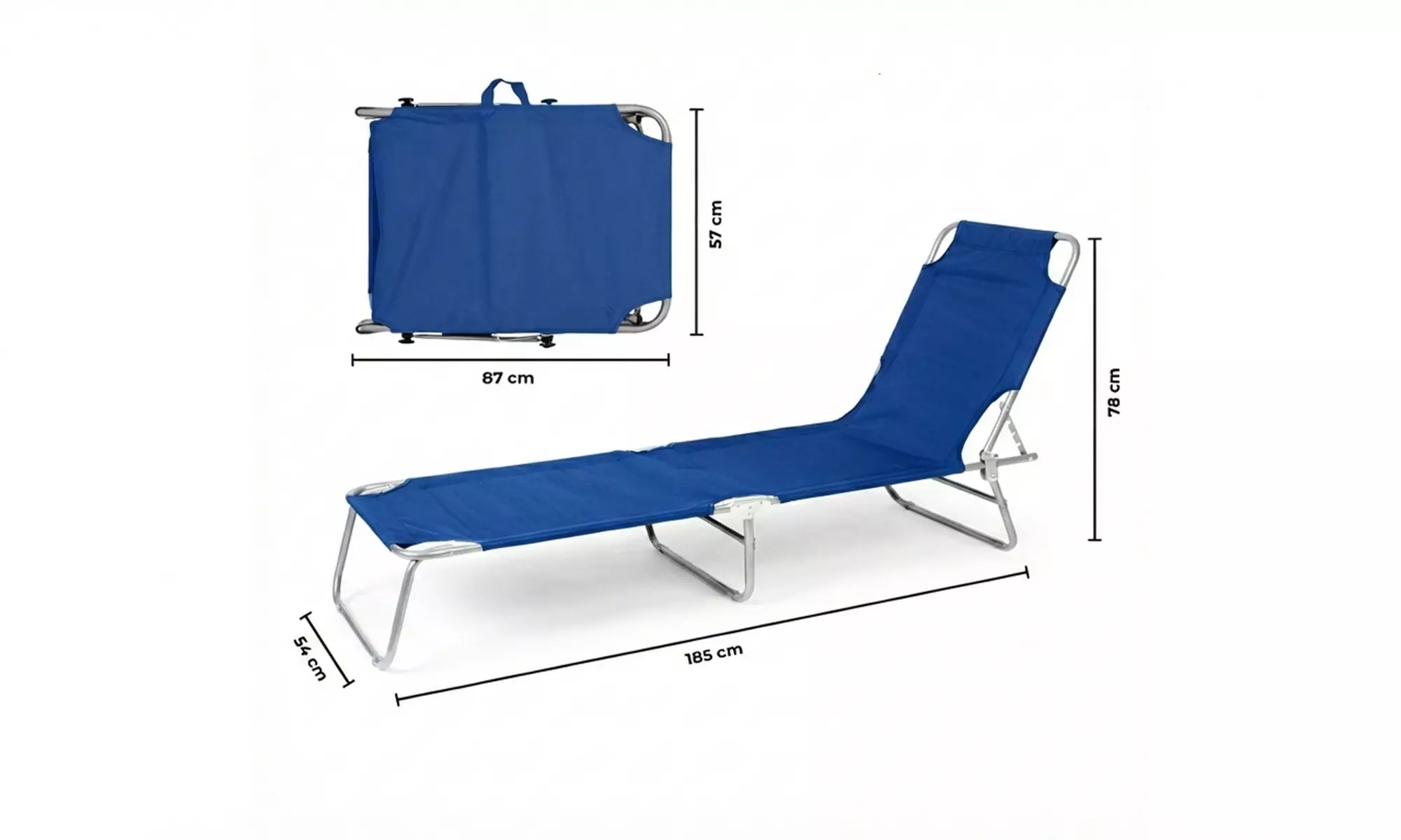 Coppia di lettini prendisole Valparaiso