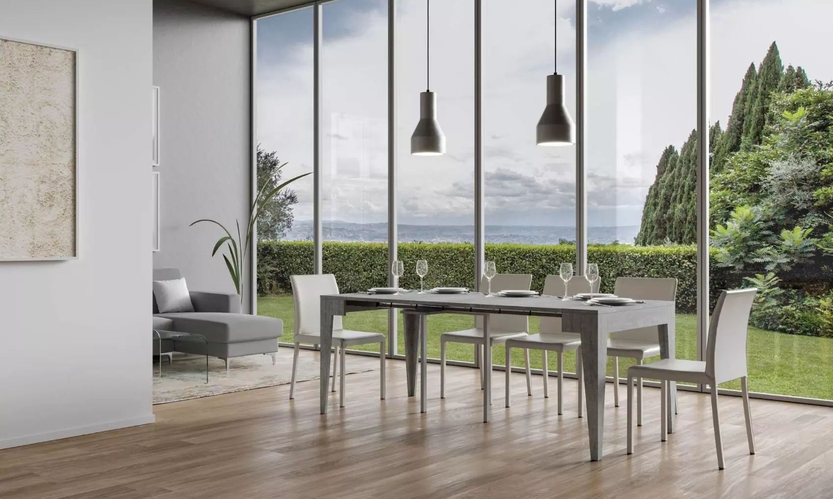 Mesa Consola Extensible Isotta