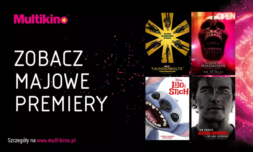 Image 1: Bilety na dowolny film 2D/3D w kinach sieci Multikino