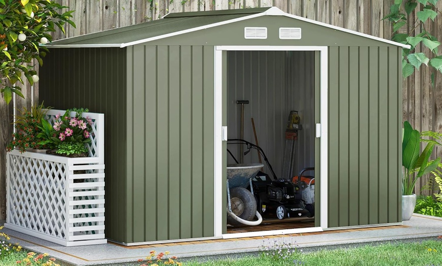 Image 5: Outsunny Garden Storage Shed