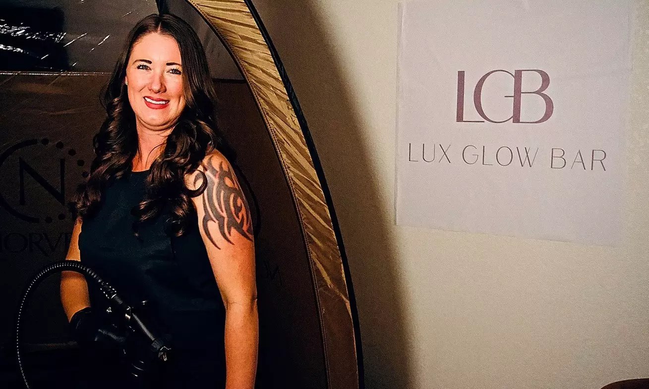 Glow with 1 or 2 Custom Norvell, Rapid Airbrush Spray Tan & More 