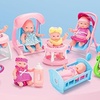 Image 2: Deao Set of 8 Mini 5'' Baby Dolls with Accessories