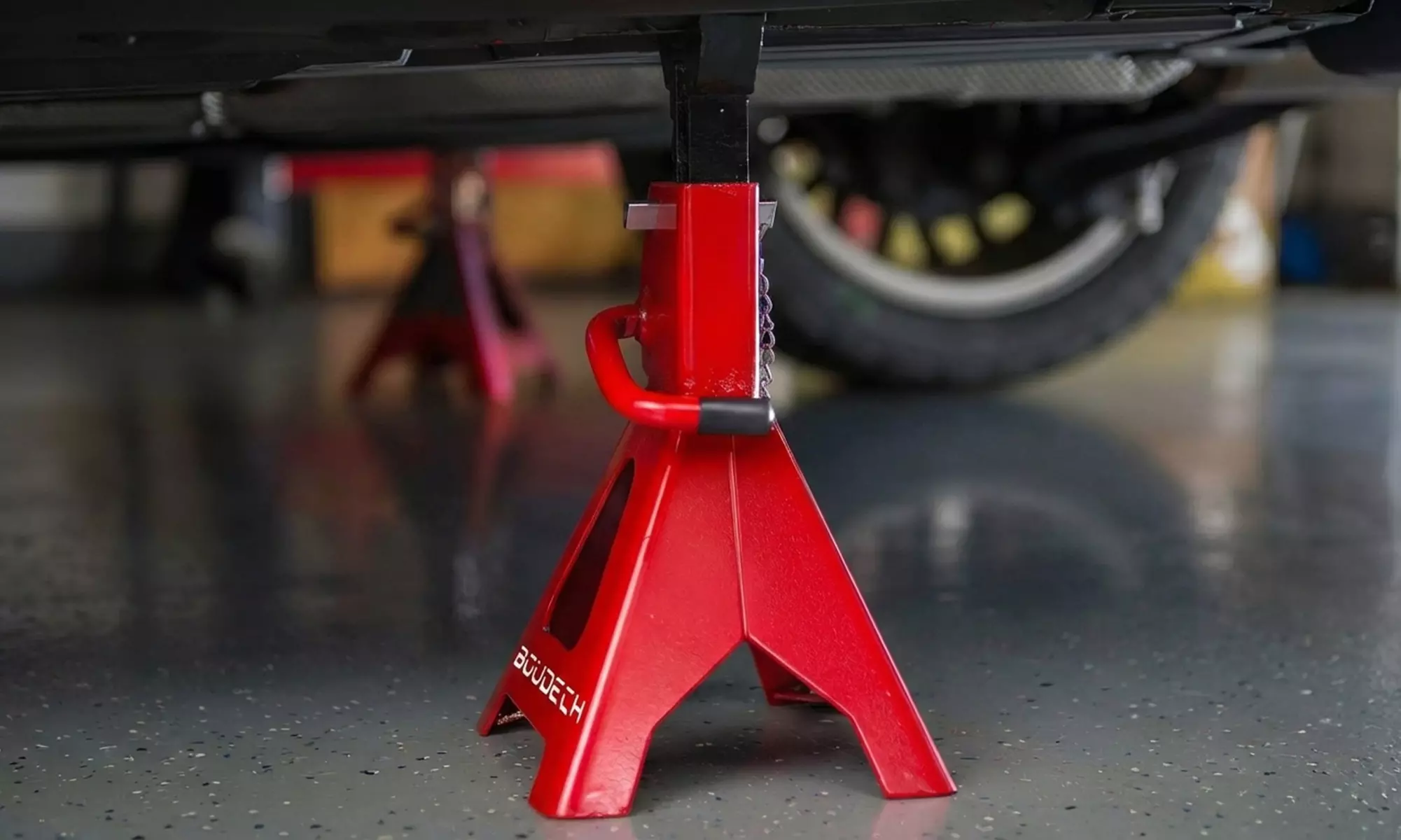 Set di 2 cavalletti per auto Muscleman Boudech