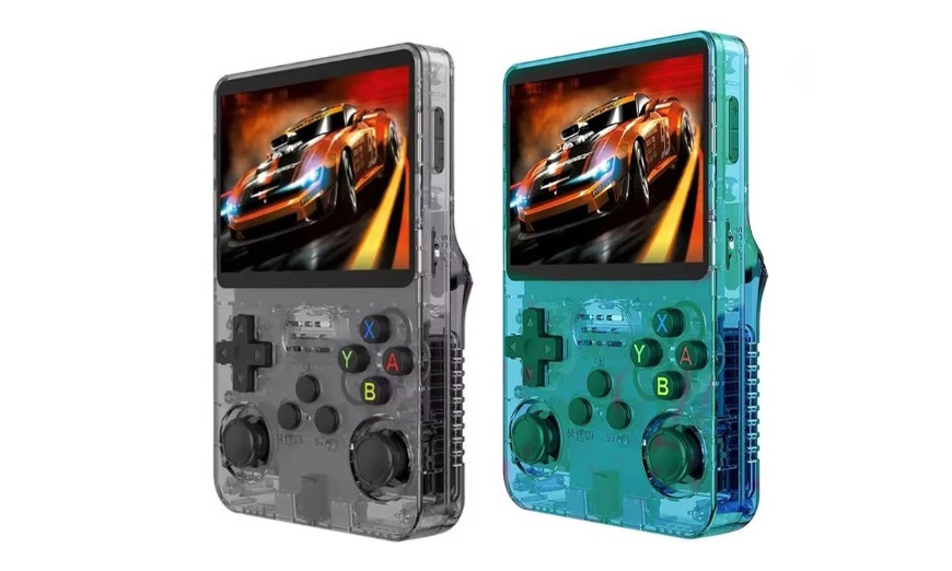 Image 13: 1x oder 2x Retro-Handheld-Videospielkonsole