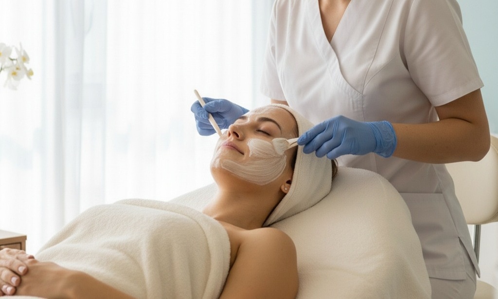 Peeling und / oder Gesichtsbehandlung inkl. Getränk für 1 Person