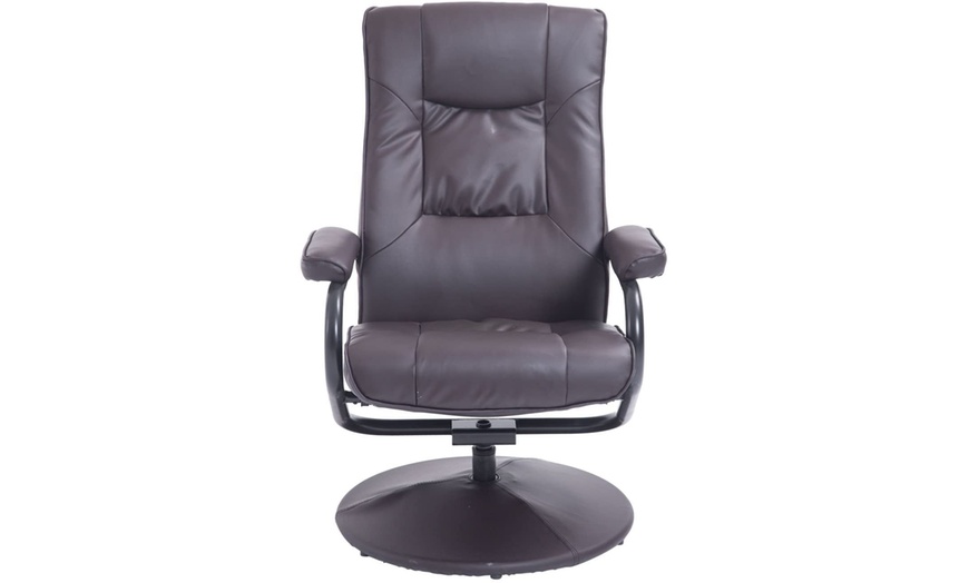 Image 7: HomCom Reclining Arm Chair